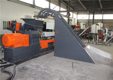중국 PLC 통제 시스템 기계를 만드는 2단계 압출기 기계 PVC 과립 공장