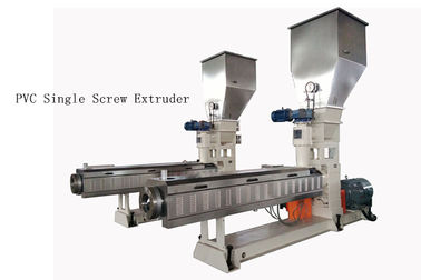 custom PVC Single Screw Extruder neader Hot Cutting Pelletizing System