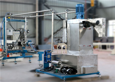 중국 쌍둥이 나사 수중 절단 작은 알모양으로 하기 체계를 가진 플라스틱 펠릿 압출기 공장